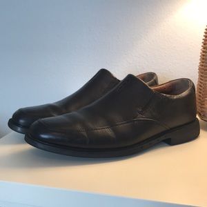 Clarks Black Loafers